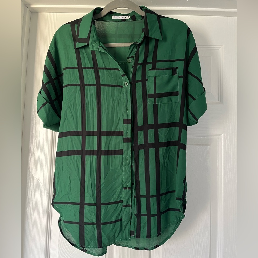 Flowy green bottom up - slightly oversized